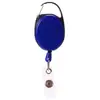 Liquidación Otoño Lluvia Metal Llavero Oval Exterior Aleación de Zinc Hebilla Fácil de Tirar Llavero Retráctil Hebilla de Cordón de Tracción