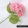 Hortensia simulada de rama grande transfronteriza, estilo europeo, para el hogar, boda, decoración floral, flor falsa, cinta hidratante, hortensia simulada
