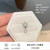Pendientes de Acero de Titanio 316L con Circonita Brillante de Estrella de Cinco Puntas, Delicado Dulce y Fresco Colgante de Gota de Agua Circonita Joyería para Perforaciones