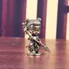 Cobre Puro Latão Pílula Mágica Nezha 2 Criança Diabólica Mente Espírito Contas Ao Bing Enfeites Feito à Mão Boneca Estátua Brinquedo Artesanato