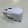 Enchufe adaptador estándar alemán enchufe de cobre puro material ignífugo enchufe adaptador alemán enchufe adaptador francés toma de corriente estándar europeo