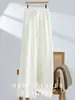 Pantalones de Terciopelo Anchos Andy para Mujer, Cintura Alta Elástica, Longitud Extendida, Pantalones de Lana Sencillos de Color Sólido a la Moda, Nuevo Modelo 2026