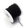 Cadena Cola de Hierro cadena de hebilla simple tira de cadena lateral cadena larga retorcida cadena de extensión material para collar pulsera aretes accesorios DIY