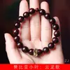 Pulsera Yunlong de sándalo rojo lobular de Zambia, especificaciones 1.0, fabricantes de joyas de rosario decorativo para hombres y mujeres, venta al por mayor