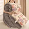Colcha de lã de cordeiro, colcha de inverno espessa, fleece floco de neve de alta densidade, adequada para primavera e outono, colcha de algodão para uma pessoa para dormitórios estudantis