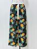 Calças de pijama de seda de algodão feminino verão rayon fino calças retas plus size calças de ar condicionado doméstico Calças de proteção solar de praia de celebridades da Internet