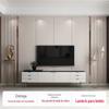 Sofá de sala de TV moderno, simples e elegante, cor sólida, painel de parede tipo bolsa rígida, luxo leve, parede de fundo lisa para quarto, bolsa macia