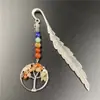 Marcador de Página Árvore da Vida Pedra Colorida Série Pena de Cristal Jade Retrô Fonte de Comércio Exterior Transfronteiriça Amazon eBay