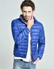 Chaqueta Ligera de Plumas para Hombre Tallas Grandes Tallas Grandes con Capucha Ligera Ultradelgada Papá Extra Grande Adulto Mediana Edad Tallas Grandes 150kg