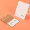 Etiqueta personalizada de alta calidad para ropa de hombre y mujer, etiqueta de papel especial para colgar ropa, impresión, fabricación de etiquetas, etiqueta para ropa