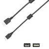 Cable de extensión USB directo de fábrica, macho a hembra, cable de extensión para computadora de 1.5 metros, cable de datos USB 2.0