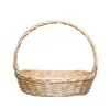 Cesta de Frutas, Cesta de Regalo Tejida a Mano de Mimbre, Cesta de Exhibición para Flores, Accesorio para Picnic y Recolección de Huevos