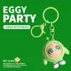 Llavero Auténtico de Fiesta de Huevos que Cambia de Rostro Muñeca Creativa de Dibujos Animados Multifuncional Colgante de Mochila Divertido de Moda Exquisito
