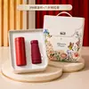 Conjunto de presente de luxo de alta qualidade para celebrações de aniversário corporativo, benefícios para compras em grupo e eventos de inauguração com logotipo personalizado