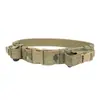 Cinturón táctico de camuflaje militar para entrenamiento al aire libre, cinturón de duty para comer pollo, función de entrenamiento de combate, soporte para la cintura, caza, senderismo, cinturón de montaje
