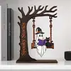 Novo design de balanço de prateleira portátil Chilling Ghost On Swing para Amazon transfronteiriça