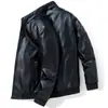 Casaco Masculino de Couro Primavera e Outono 2020 Novo Couro PU Slim Fit Moda Coreana Bonito Versátil Tendência Marca Jaqueta de Couro Masculina