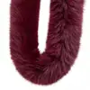 Tiras Grandes de Piel Sintética de Zorro 12 cm, Tiras Grandes de Felpa para Capa con Capucha, Puños de Capa, Tiras de Felpa Blancas, Tiras de Borde para Hanfu