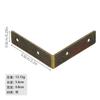Antiguo código de ángulo recto trípode de pared fijo marco de soporte en L de hierro accesorios de ferretería para equipaje Soporte de partición