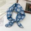68 Algodón y Lino Estilo Coreano Pañuelo Cuadrado Pequeño para Mujer Primavera y Otoño Versátil Suave Transpirable Protección para el Cuello Pañuelo Fino Decorativo Pañuelo Pequeño