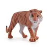 Figura de Tigre de PVC Realista Modelo de Tigre Macho Realista Juguete Estático de Animal Salvaje para Niños Figura Educativa de Animal del Bosque Decoraciones de Animales para N
