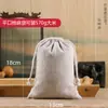 Bolsas de Algodón y Lino con Cordón, Bolsas de Malla de Algodón en Blanco para Almacenamiento de Arroz, Bolsas de Empaque de Algodón y Lino Impresas para Publicidad