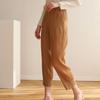 Qualidade de balcão oferta especial início da primavera 2024 bem-estar Sanzhai calça reta básica versátil casual plissada calça cropped