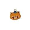Insignia Metálica de Cabeza de Animal Lindo de Dibujos Animados Broche de Aleación de Elefante León Tigre Decoración para Ropa de Estudiante Bolsa
