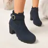 Comercio Electrónico Transfronterizo Tallas Grandes Otoño 2026 Nuevo Llegado Zapatos Planos de Moda para Mujer Estilo Británico Cómodos Casuales con Cremallera Lateral