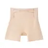 Calça seamless de seda gelada de cintura alta com sensação de pele nua, controle de barriga e levantamento de glúteos para mulheres, compressão de camada dupla, modelagem corporal, três em um, calça de segurança feminina