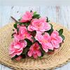 5 garfo alça buquê de azaléias simulação atacado engenharia ao ar livre cerca canteiro de flores caixa de flores decoração flores falsas