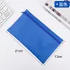 Estojo de Lápis Transfronteiriço Estudante Simples Atacado Bolsa de Documentos de Camada Única Logotipo Personalizado Nova Bolsa de Material Escolar Grande Capacidade Resistente a Manchas
