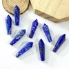 Bestsellers de Amazon de Venta Caliente Europeos y Americanos: Piedra Semipreciosa de Cristal 8*31mm Columna Hexagonal de Punta Única Piedra Suelta Accesorios DIY Joyería