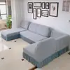 Juego de Fundas para Sofá en Forma de U para Todas las Estaciones al por Mayor, Sin Brazos, Cobertura Total, Integrado, Combinación de Chaise Engrosada 2026