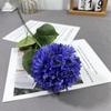 Hortensia Romana Única Bola de Cebolla Simulación Súper Grande Bola Crisantemo Hogar Suave Flor Falsa Lugar Escenario Boda Camino Flor de Seda
