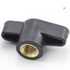 Tuerca de Mariposa Tipo Z de Nailon Negro con Apriete Manual Tuerca con Mango de Plástico Tornillo de Nailon M4/M5/M6/M8