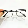 Marco de Gafas Elegante de Canalla Gentil Línea de Ceja Medio Marco Gafas para Miopía Se Pueden Combinar con Graduación Hombres Ultraligeras Bloqueo de Luz Azul Soporte para Cejas Mujeres