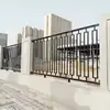 Barandillas de Hierro Forjado, Barandillas de Balcón, Fábrica de Soldadura, Cercas de Comunidad, Muros de Patio, Protección de Aislamiento, Cercas de Acero Cuadrado Galvanizado