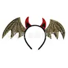 Diadema de Calabaza Murciélago de Halloween para Niños, Hebilla Divertida de Araña Fantasma para Disfraz, Accesorios de Decoración de Mascarada
