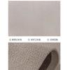 Tapete de lã de alta gordura da Nova Zelândia para sala de estar, mesa de centro, cor sólida, liso, estilo japonês minimalista, tapete de chão para quarto