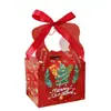 Caja de regalo de Navidad, caja de embalaje de manzana, caja de regalo de manzana para Nochebuena, caja de dulces, caja de regalo de Navidad, caja vacía, venta al por mayor
