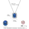 Lámpara Colgante Pag&Mag Diseño de Nicho Plata de Ley Piedra Preciosa Azul Sintética Joyería de Lujo para Fiestas y Uso Diario en Stock