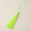 Venta al por mayor de fábrica 12 cm de largo borla Hanfu accesorios para moño marcapáginas colgante abanico borla de alta calidad punta de borla punta de espada