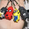 Pingente para Celular Dupla Face Diferente Plástico Desenho Animado PVC Plástico Macio Chaveiro Personalização Xg-78