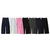Comercio Exterior al por Mayor Moda Femenina Nueva Primavera 2026 Estilo Europeo y Americano Pantalones Largos Sueltos Plisados para Mujer en Azul y Rosa
