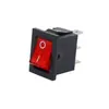 Interruptor con Forma de Barco Serie Kcd1-101 15*21 Dos-Tres Velocidades 2 Pines 3 Pines 4 Pines con Luz Interruptor de Encendido Electrodoméstico