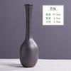 Jarrón pequeño de cerámica con adornos Jingdezhen, decoración zen de escritorio, flores secas, arreglo floral simple chino para sala de estar, artículos florales retro.