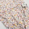 Tela de algodón rayón tela de algodón y seda amigable con la piel tela de algodón y seda ropa de dormir de verano tela de algodón rayón estampada venta de liquidación