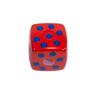 Cuentas sueltas cuadradas de acrílico con estampado de puntos, cuentas de colores, accesorios para joyería, Joker, cadena multicolor para teléfono móvil, accesorios, venta al por mayor