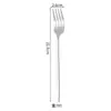 Juego de Cubiertos de Acero Inoxidable Transfronterizo, Cuchillo para Filete Estilo Occidental de Hotel, Tenedor, Cuchara, Cuchara de Postre, Juego de Regalo de Cuatro Piezas